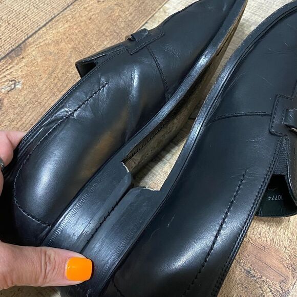 Boss Hugo Boss black loafers size 11.5 - Picture 9 of 16